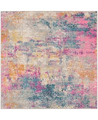 Nourison Home Passion PSN36 5'3"x5'3" Square Area Rug