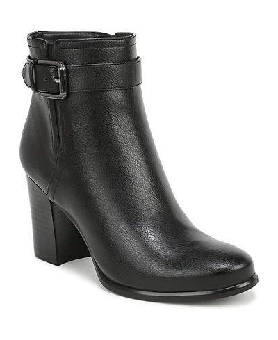 Naturalizer Women's Solana Block Heel Zipper Short Booties