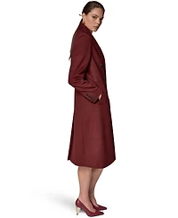 Donna Karan New York Women's Double Breasted Cashmere Wool Coat