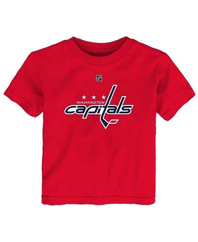 Outerstuff Baby Boys and Girls Red Washington Capitals Primary Logo T-Shirt