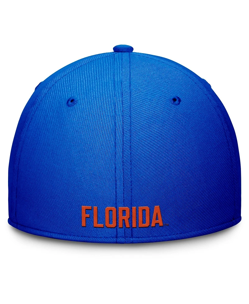 Jordan Men's Royal Florida Gators Rise Swoosh Dri-fit Flex Hat