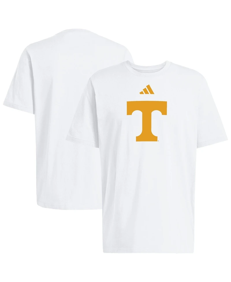 Adidas Men's White Tennessee Volunteers Primary Logo T-Shirt