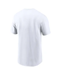 Nike Men's White North Carolina Tar Heels Baseball Wordmark T-Shirt