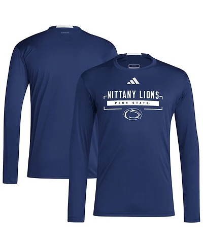 Adidas Men's Navy Penn State Nittany Lions D4T Long Sleeve T-Shirt