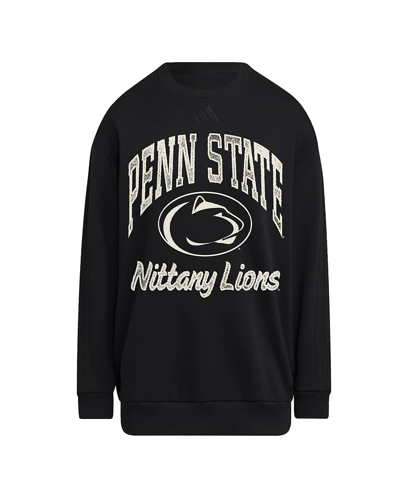 Adidas Women's Black Penn State Nittany Lions Soft Lux Sweatshirt