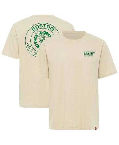 Sportiqe Men's and Women's Cream Boston Celtics Duke Premium T-Shirt