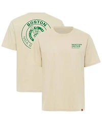 Sportiqe Men's and Women's Cream Boston Celtics Duke Premium T-Shirt