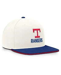 Nike Men's Cream/Royal Texas Rangers Cooperstown Pro Dri-fit Snapback Hat