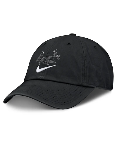 Nike Men's Black St. Louis Cardinals Primetime Club Adjustable Hat