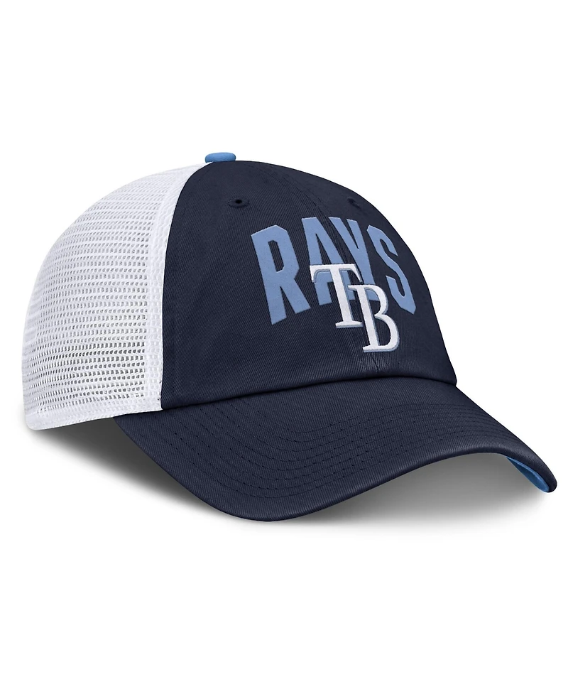 Nike Men's Navy Tampa Bay Rays Primetime Club Adjustable Trucker Hat