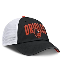 Nike Men's Black Baltimore Orioles Primetime Club Adjustable Trucker Hat
