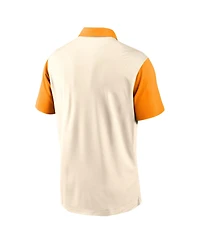 Nike Men's Natural/Tennessee Orange Tennessee Volunteers Vapor Primary Logo Dri-fit Polo Shirt