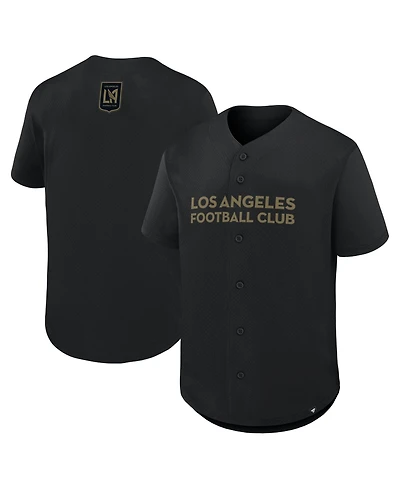 Fanatics Men's Black Lafc Maximum Intensity Button-Up Jersey