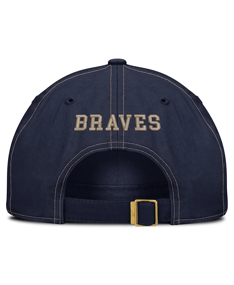 Nike Men's Navy Atlanta Braves Father's Day Club Adjustable Hat