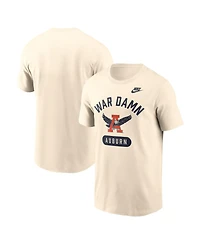 Nike Men's Natural Auburn Tigers Legacy Arch Helmet T-Shirt