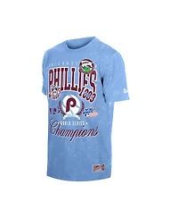 New Era Men's Light Blue Philadelphia Phillies Mineral Wash T-Shirt