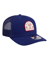 New Era Men's Royal Texas Rangers Contest 9SEVENTY Adjustable Trucker Hat