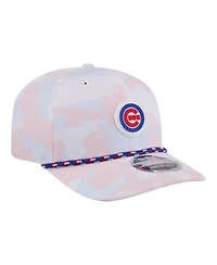 New Era Men's White Chicago Cubs Camo Rope 9SEVENTY Adjustable Hat