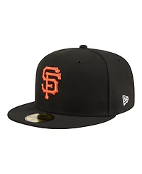 New Era Men's Black San Francisco Giants Hidden Hit 59FIFTY Fitted Hat