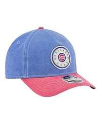 New Era Men's Royal/Red Chicago Cubs Felt M-Crown 9FORTY Adjustable Hat