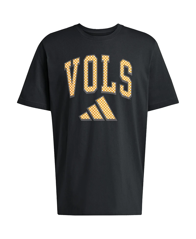 Adidas Men's Black Tennessee Volunteers Checker Fresh T-Shirt