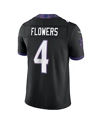 Nike Men's Zay Flowers Black Baltimore Ravens Alternate Vapor F.u.s.e. Stitched Limited Jersey