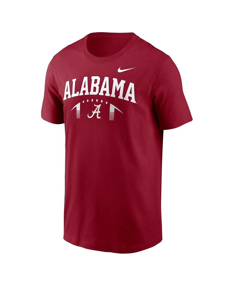 Nike Men's Crimson Alabama Tide Primetime Football Icon T-Shirt