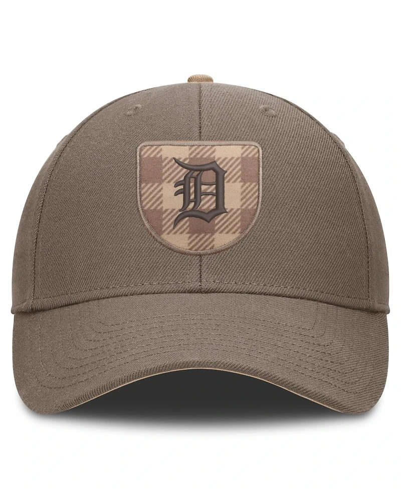 Nike Men's Brown Detroit Tigers Statement Rise Adjustable Hat