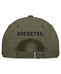 Nike Men's and Women's Olive Ohio State Buckeyes Primetime Club Adjustable Hat