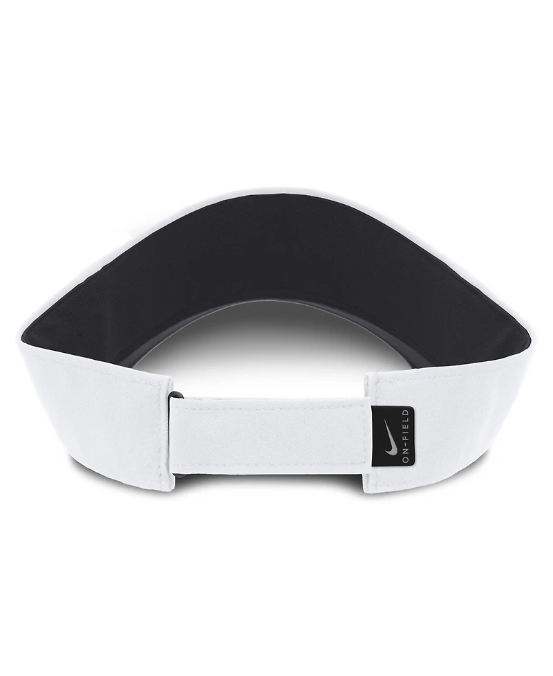 Nike Men's and Women's White Auburn Tigers 2026 On-Field Ace Adjustable Visor