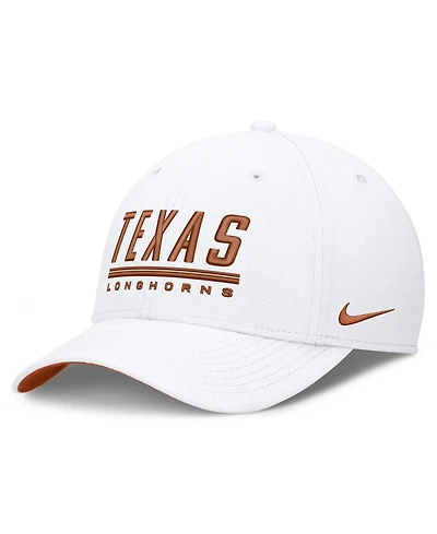 Nike Men's White Texas Longhorns Game Day Rise Swooshflex Hat