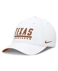 Nike Men's White Texas Longhorns Game Day Rise Swooshflex Hat