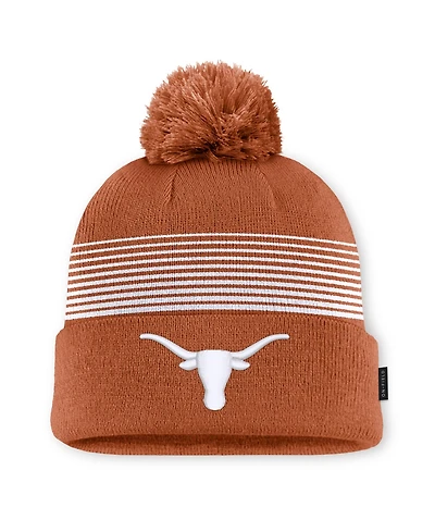 Nike Men's and Women's Texas Orange Texas Longhorns 2026 On-Field Cuffed Knit Pom Hat