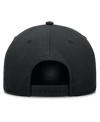 Nike Men's Black Atlanta Braves Rise Dri-fit A-Frame Adjustable Hat