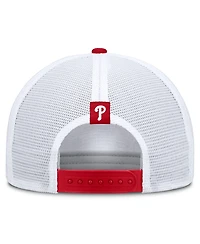 Nike Men's Khaki/Red Philadelphia Phillies Rise A-Frame Trucker Adjustable Hat
