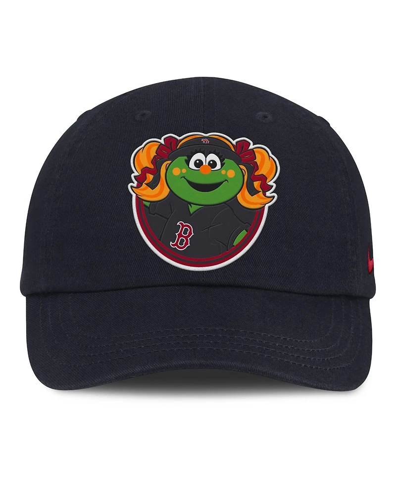 Nike Baby Boys and Girls Black Boston Red Sox Mascot Club Flex Hat