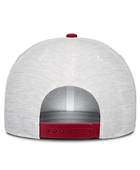 Jordan Men's and Women's White/Crimson Oklahoma Sooners Primetime Rise Adjustable Hat