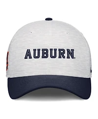 Nike Men's and Women's White/Navy Auburn Tigers Primetime Rise Adjustable Hat