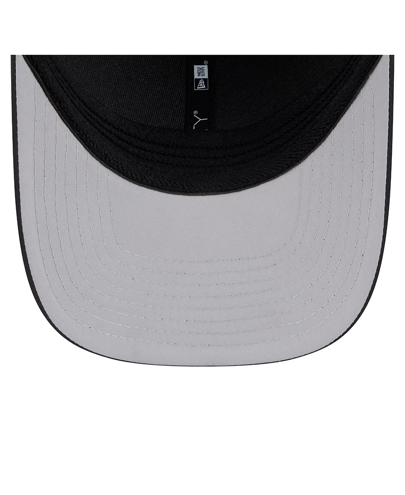 New Era Men's Black Kansas City Royals Metallic 39THIRTY M-Crown Flex Hat