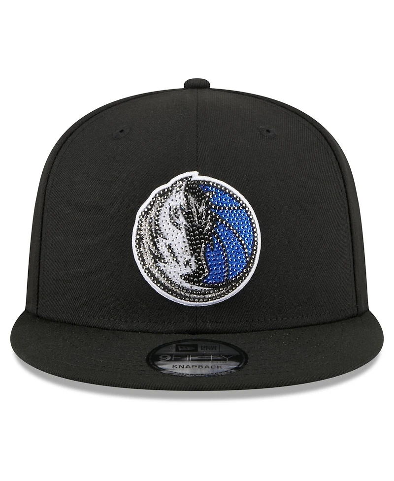 New Era Men's Black Dallas Mavericks 2026 Nba Draft Crystal 9FIFTY Snapback Hat