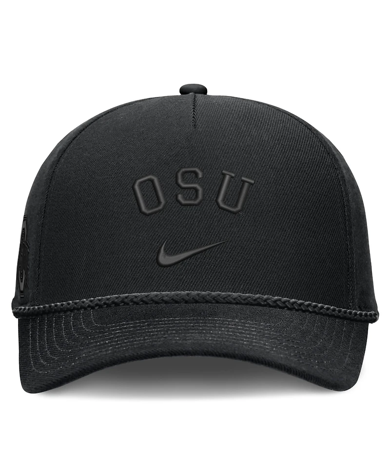 Nike Men's and Women's Ohio State Buckeyes Campus Prep Tonal Rope Rise 5-Panel Adjustable Hat