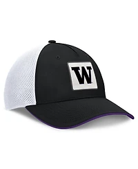 Fanatics Men's Black Washington Huskies 5-Panel Matter Flex Hat