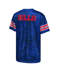 Outerstuff Big Boys and Girls Royal Buffalo Bills Slant Route Performance T-Shirt