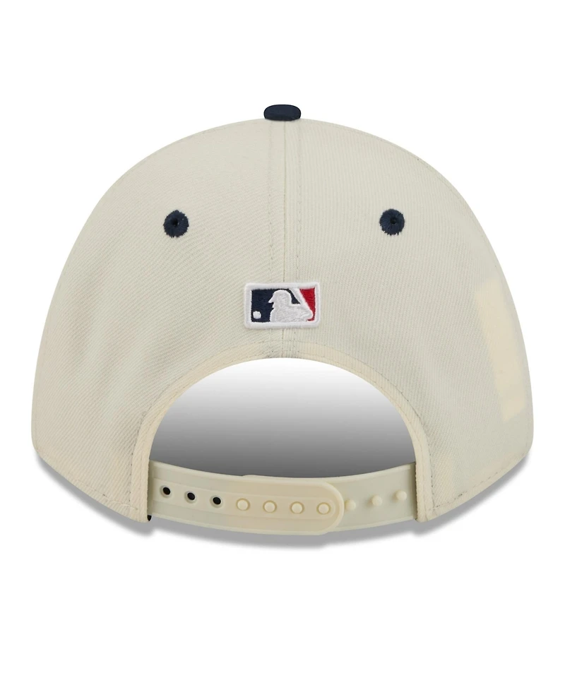 New Era Big Boys and Girls Cream/Navy Kansas City Royals Usa 250 9FORTY M-Crown Adjustable Hat