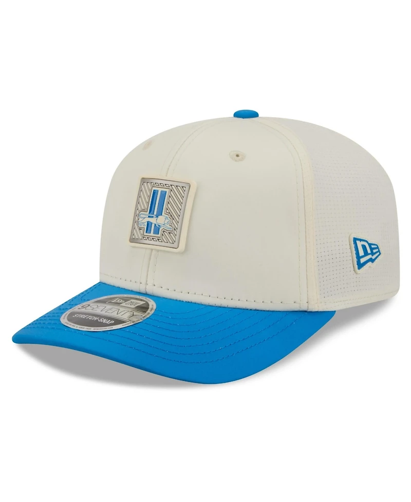 New Era Men's Cream/Blue Detroit Lions 2026 Nfl Training Camp 9SEVENTY Adjustable Hat