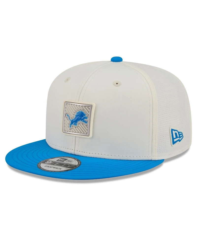 New Era Men's Cream/Blue Detroit Lions 2026 Nfl Training Camp 9FIFTY Snapback Hat