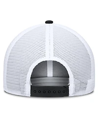Nike Men's Black/White Detroit Tigers Camo Rise Trucker Dri-fit Adjustable Hat