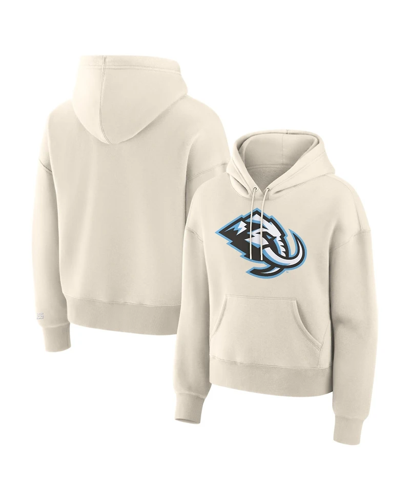Fanatics Women's Cream Utah Mammoth Hoodie