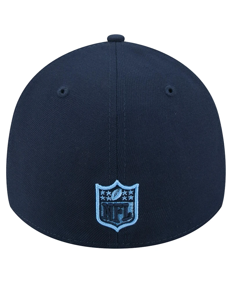 New Era Men's Navy Tennessee Titans Core Team 39THIRTY Flex Hat