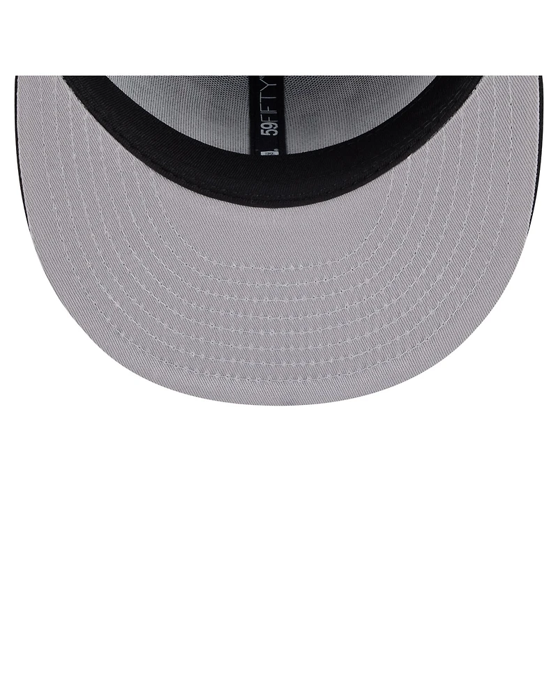 New Era Men's Black York Giants 59FIFTY Fitted Hat